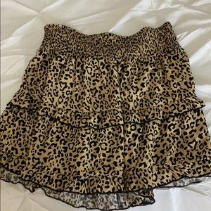Pacsun Leopard print skirt